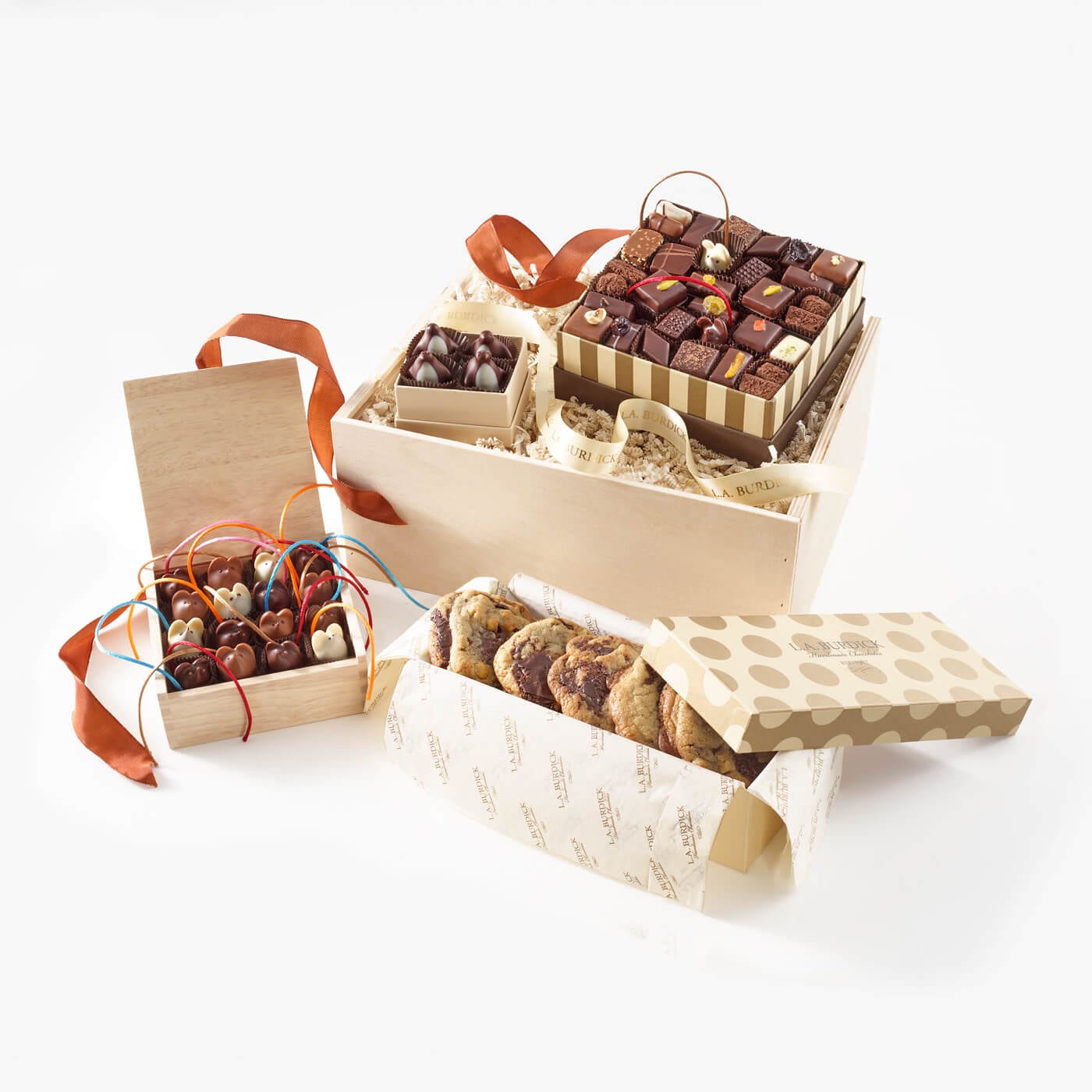 Luxury Father's Day Chocolate Gift Basket. Delicious Chocolate Best Sellers Delivered for Father's Day.